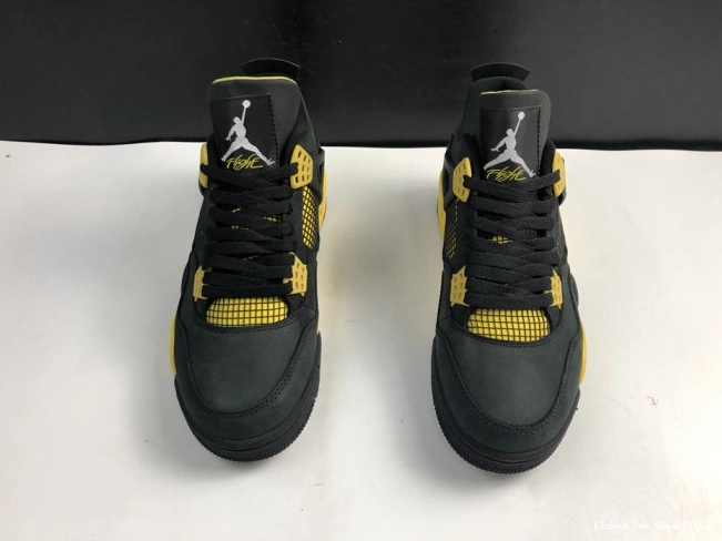 Kick Theory Jordan 4 Retro 308497-008 Thunder Air 0818